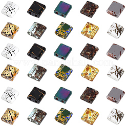 180Pcs 10 Styles Electroplate Glass Seed Beads&nbsp;SEED-PA0001-32