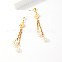 Vintage Crown Tassel 201 Stainless Steel Stud Earrings&nbsp;KD9517