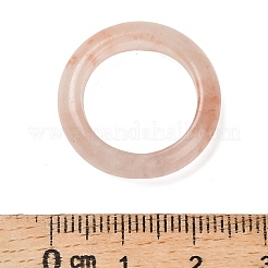 Natural Xinjiang Golden Silk Jade Finger Rings for Women&nbsp;RJEW-G360-01A