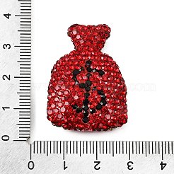 Handmade Polymer Clay Rhinestone Beads&nbsp;CLAY-Z006-04C