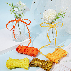 50M 4 Colors Wave Bending Fringe Trim&nbsp;OCOR-GF0003-49