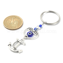 Anchor & Helm Tibetan Style Alloy Keychain&nbsp;KEYC-JKC00531