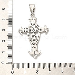 Brass Micro Pave Cubic Zirconia Pendants&nbsp;KK-K355-29P