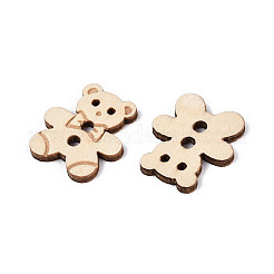 Bear Wood Buttons&nbsp;BUTT-T013-12B