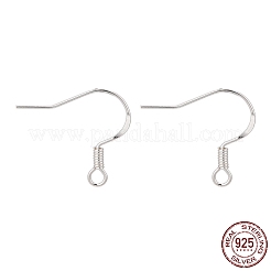 925 Sterling Silver Flat Coil Earwire&nbsp;STER-S002-53