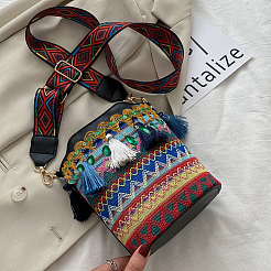 Polyester Tassel Lace Ribbon&nbsp;OCOR-WH0079-75A