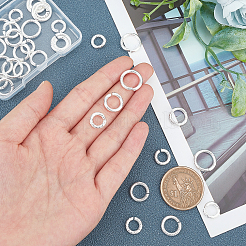36Pcs 3 Style 304 Stainless Steel Open Jump Rings&nbsp;STAS-UN0027-84