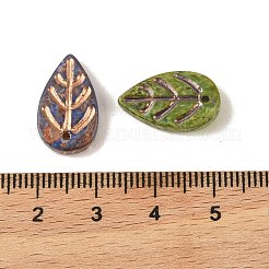 Baking Paint Glass Pendants&nbsp;DGLA-G004-03