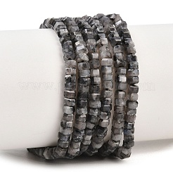 Natural Larvikite Beads Strands&nbsp;G-G345-C05-2x4mm