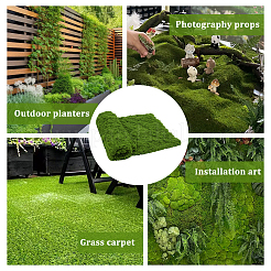 Polyester Artificial Moss Ornament&nbsp;DIY-WH0622-652
