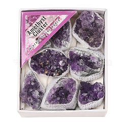 Nuggets Natural Amethyst Geode Crystal Cluster&nbsp;AJEW-A055-01