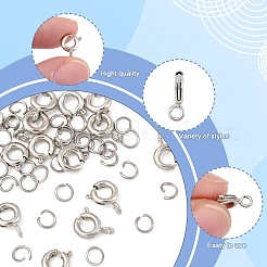 Brass Spring Ring Clasps&nbsp;KK-FS0001-50P