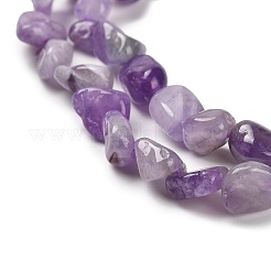 Natural Lavender Amethyst Beads Strands&nbsp;G-P497-01E-17