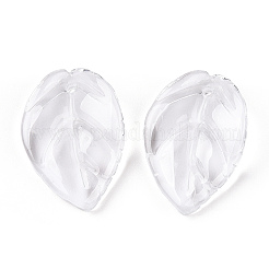 Transparent Glass Petal Beads&nbsp;GLAA-N001-12