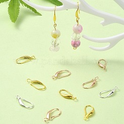 18Pcs 3 Colors Brass Smooth Earring Hooks&nbsp;KK-YW0002-14