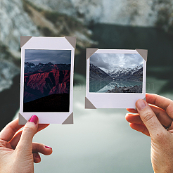 Photo Paper Self Adhesive Corner Stickers&nbsp;AJEW-WH20060-63B