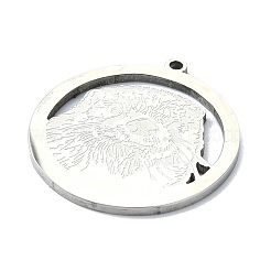 Non-Tarnish 201 Stainless Steel Pendants&nbsp;STAS-R118-07P