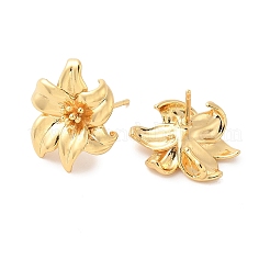 Brass Stud Earrings Finding&nbsp;LS-KK-U069-01G