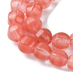 Cherry Quartz Glass Beads Strands&nbsp;G-H023-A10-01