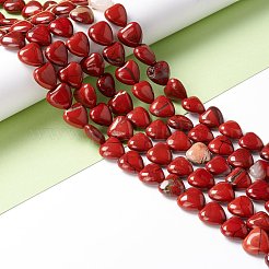 Natural Red Jasper Beads Strands&nbsp;G-B022-01