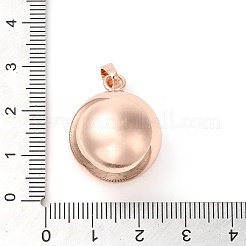 Rack Plating Brass Bell Pendants&nbsp;KK-I682-01A-RG