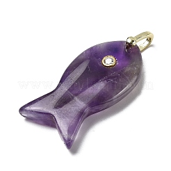 Natural Amethyst Pendants&nbsp;KK-D021-05D-G