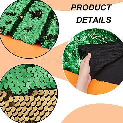 PET Reversible Sequin Fabric&nbsp;DIY-WH0320-66B