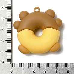 Donut PVC Plastic Cartoon Pendants&nbsp;PVC-G005-04A