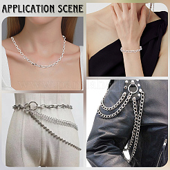 DIY 304 Stainless Steel Cable Chains Necklace/Bracelets Making Kits&nbsp;DIY-BBC0002-54