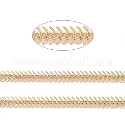 Brass Fishbone Chain&nbsp;LS-CHC-E027-01G-02