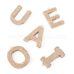 5Pcs 5 Styles Handmade Polymer Clay Rhinestone Big Pendants&nbsp;FIND-BT0001-39A