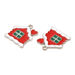 Christmas Alloy Enamel Pendants&nbsp;ENAM-D050-13C-02P