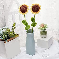 Cotton Knitting Artificial Flower&nbsp;AJEW-WH0013-50