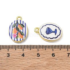 Printed Brass Pendants&nbsp;KK-CBA84C5-15G