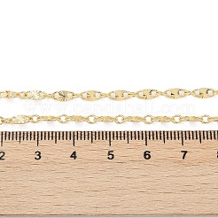 Brass Oval Link Chains Necklace for Women&nbsp;X-NJEW-P265-25G