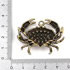 Alloy Rhinestone Pendants&nbsp;RB-CBA18BA-05AB