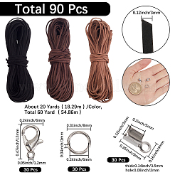 DIY Faux Suede Cord Necklaces/Bracelets Making Kits&nbsp;KK-SP0004-01