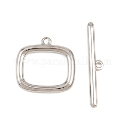 Brass Toggle Clasps&nbsp;KK-G548-28P