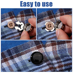 Zinc Alloy Enamel Cufflinks&nbsp;BUTT-GL0001-10