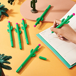 10Pcs Cactus Rubber Gel Pen&nbsp;AJEW-TA0002-68