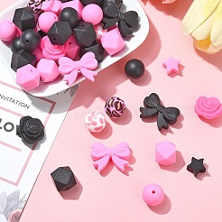 12 Styles Food Grade Eco-Friendly Silicone Beads&nbsp;SIL-YW0001-46