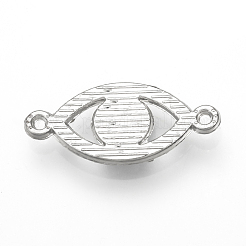 Alloy Rhinestone Links connectors&nbsp;X-ALRI-T004-11P