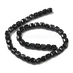 Natural Black Agate Beads Strands&nbsp;G-C267-A10