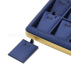18-Slot PU Leather Pendant Necklace Display Tray Stands&nbsp;VBOX-C003-05B