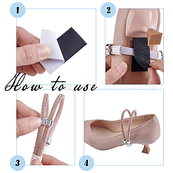 5 Sets 5 Colors Elastic Velvet with Rhinestone Shoelace Bands&nbsp;FIND-HY0004-47