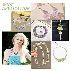 DIY Leaf Flower Making Findings Kits&nbsp;DIY-GA0009-61