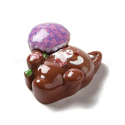Opaque Resin Decoden Cabochons&nbsp;CRES-L042-A06