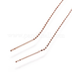 Brass Stud Earring Findings&nbsp;KK-I645-03RG