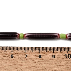 Handmade Lampwork Chevron Beads&nbsp;LAMP-Z019-01-02