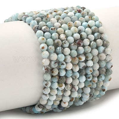 Natural Larimar Beads Strands&nbsp;G-F785-B01-01A-1